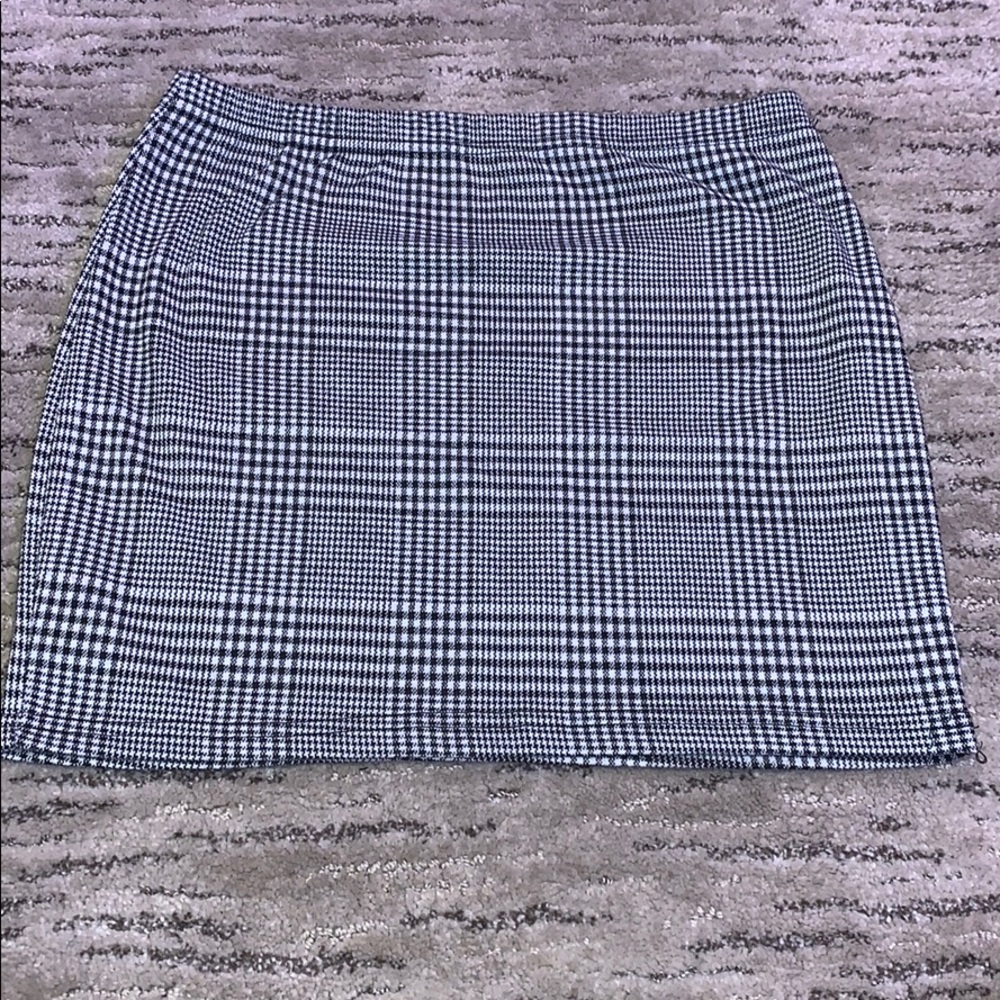 plaid skirt